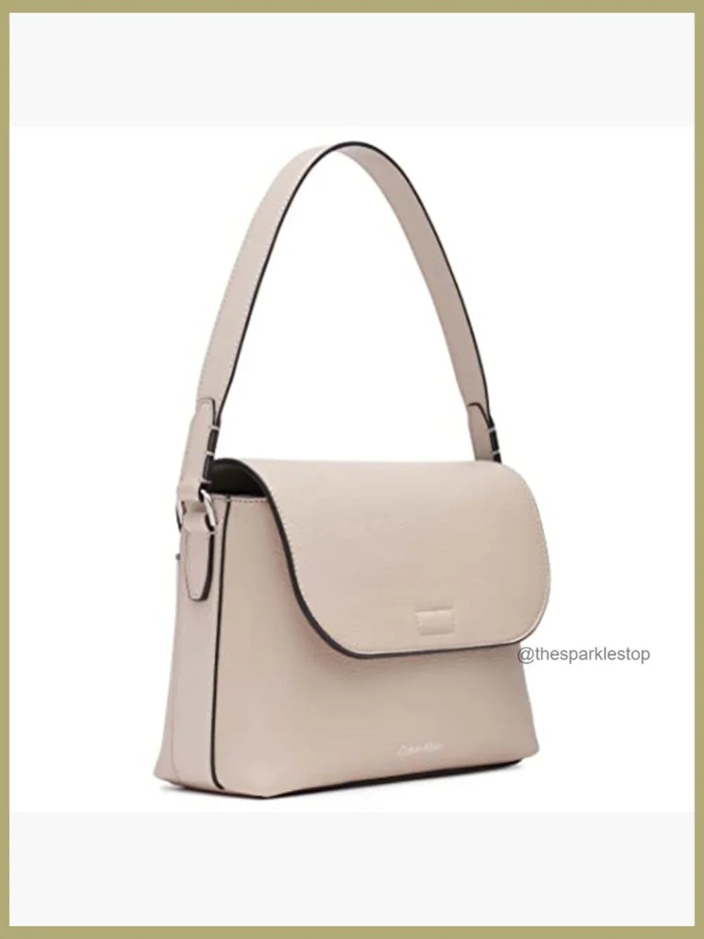 Faux Leather Crossbody Shoulder Bag with Removable Coin Purse